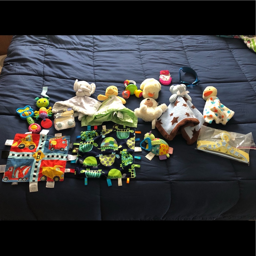 Lot of infant toys and misc. items